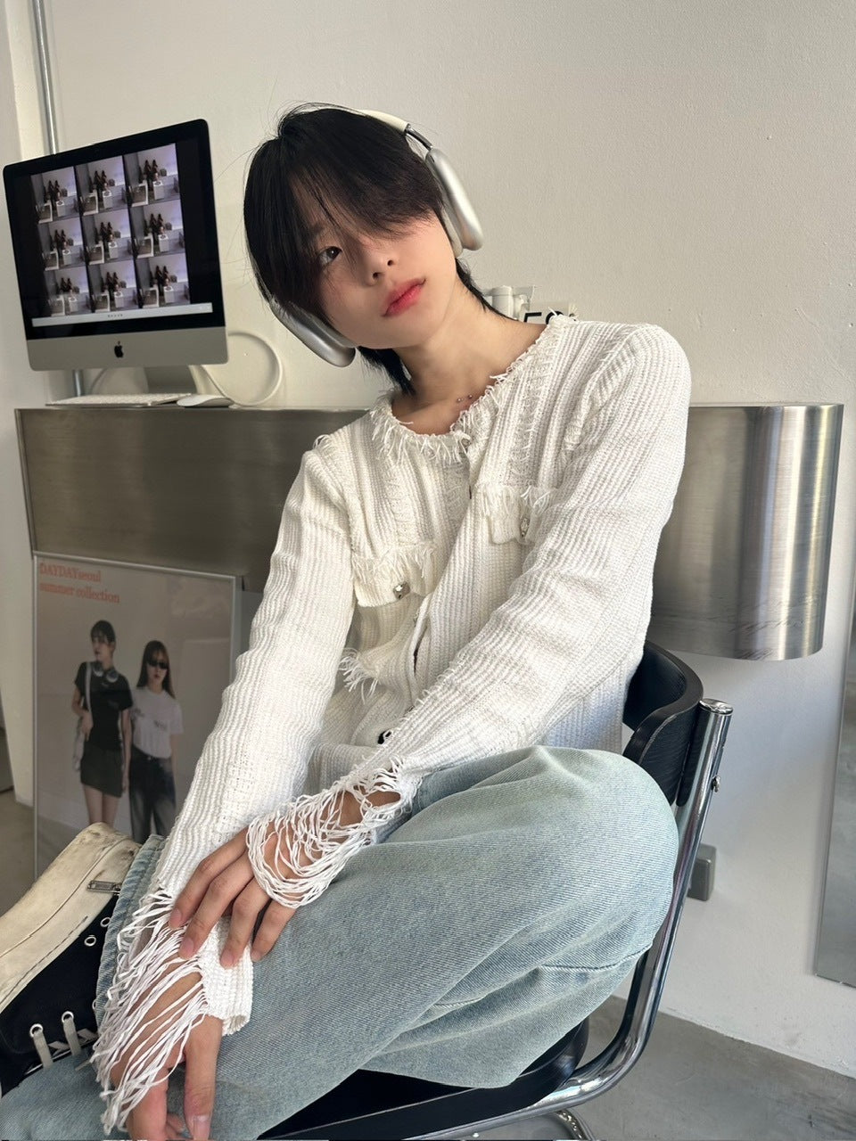 国際配送【LUV CODE】denim wide pants