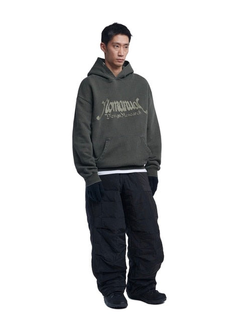 【NOMANUAL】P.N.L HOODIE / 【ノーマニュアル】ロゴプリント長袖パーカー