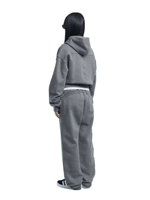 【NOMANUAL】M.L HOODED ZIP-UP / 【ノーマニュアル】ジップアップ長袖パーカー