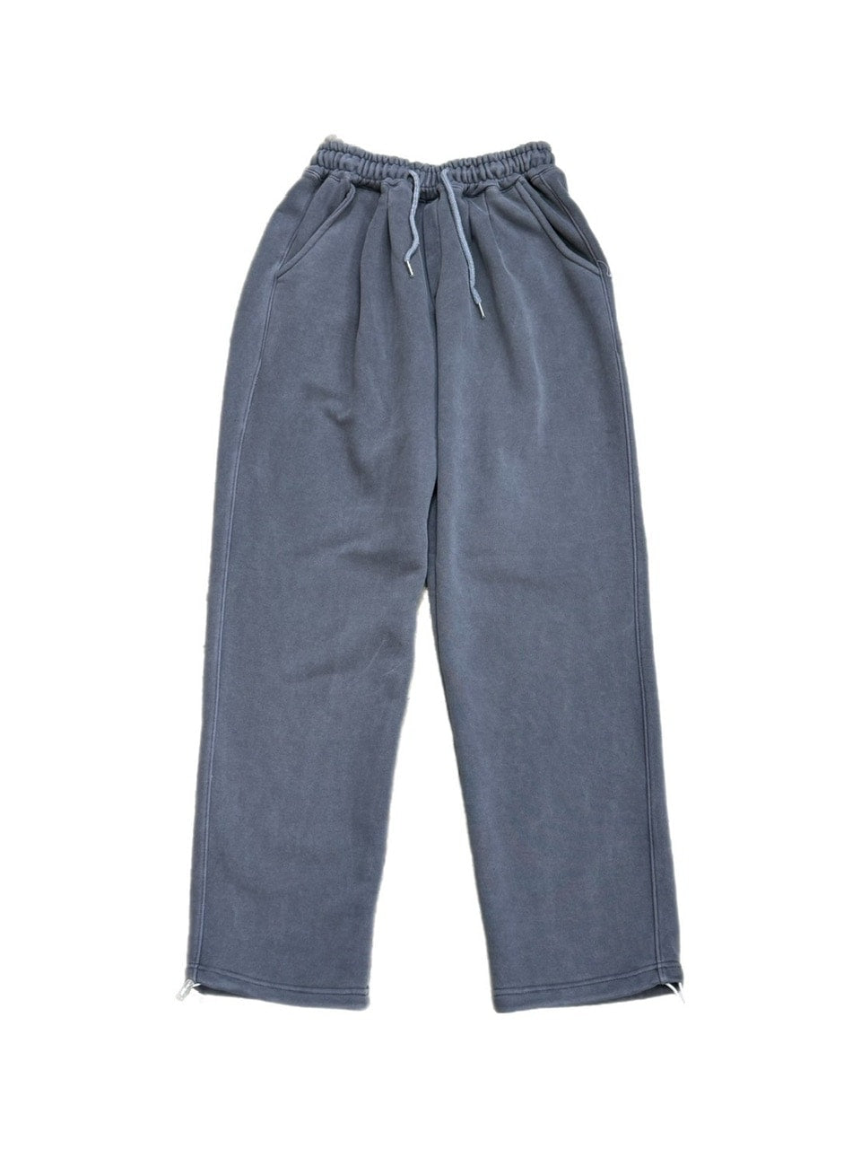 受注制【Chikashitsu +】unisex pigment wash string sweat pants (4color)