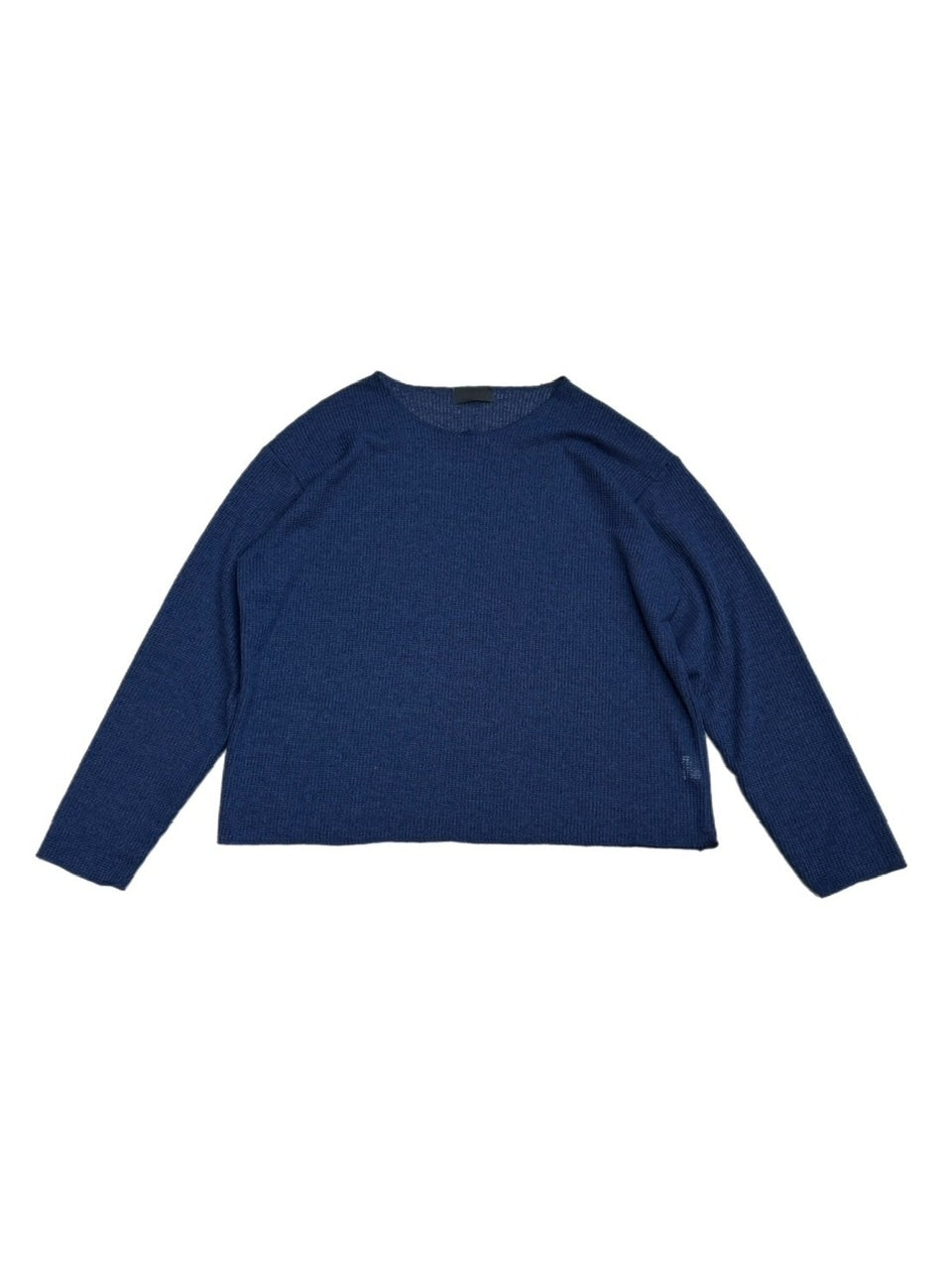 受注制【Chikashitsu +】wide neck light knit (4color)