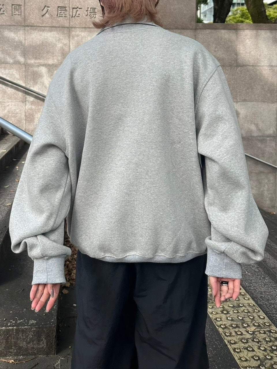 受注制【youll】high neck zip up sweat (2color)