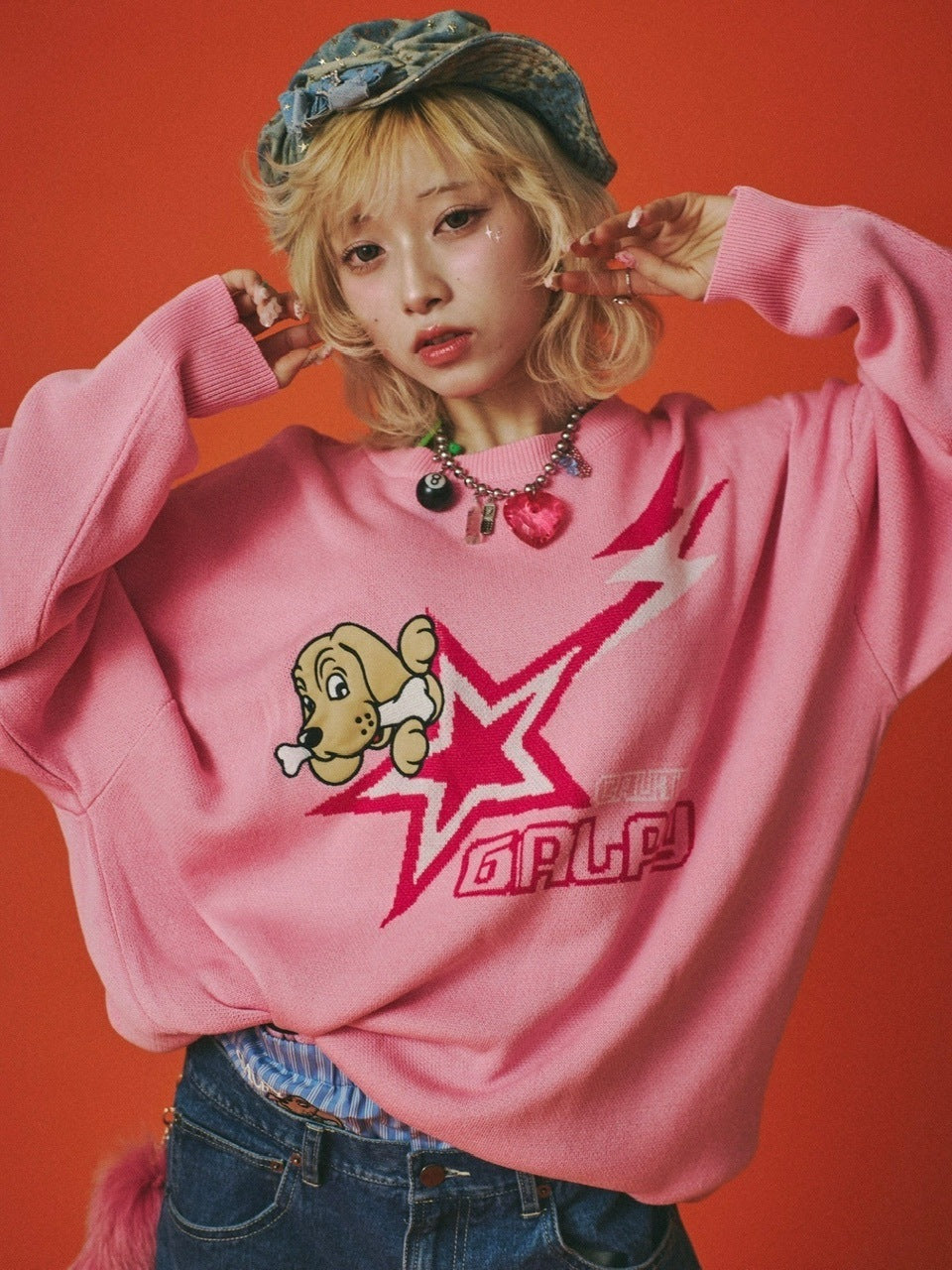 【GALFY】星のガルフィーニット / 【ガルフィー】ロゴ長袖セーター