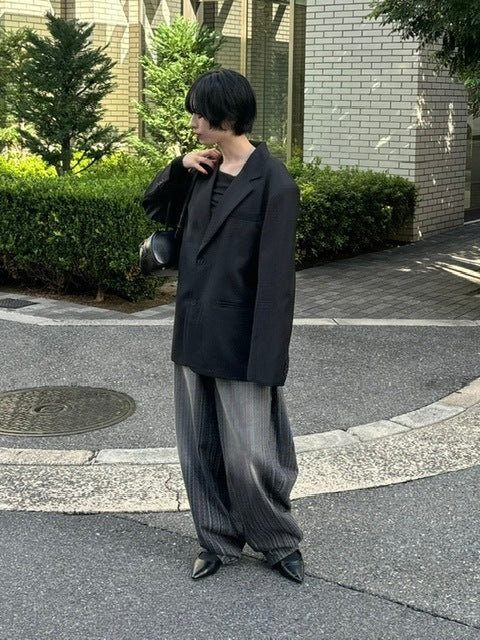 受注制【oaks】stripe design buggy pants