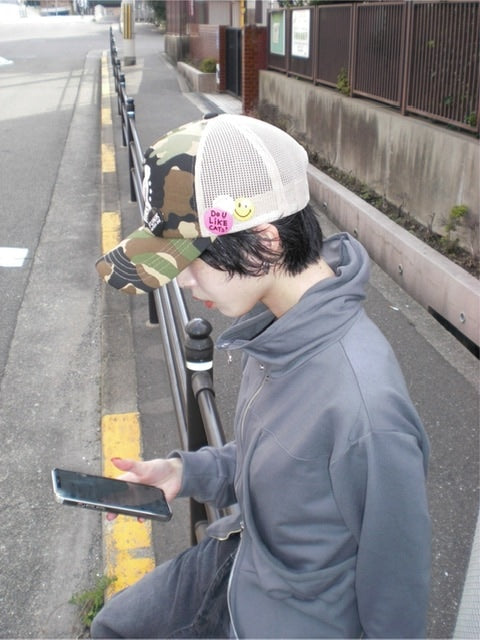 受注制【oaks】design double zip up hoodie (2color)