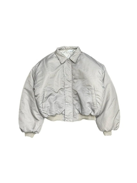 受注制【Chikashitsu +】cropped padding jumper (3color)