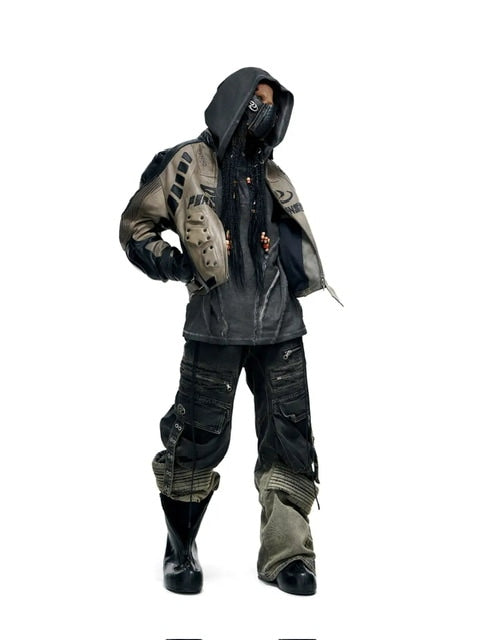 【PERSONSOUL】Sheepskin Racing Jacket