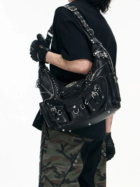 【PERSONSOUL】Punk Sheepskin Bag