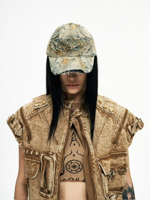 【PERSONSOUL】Symbol Stain Cap