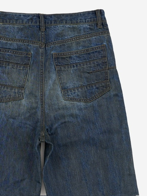 【SUNDAY OFF CLUB】Waxed Wide Leg Denim