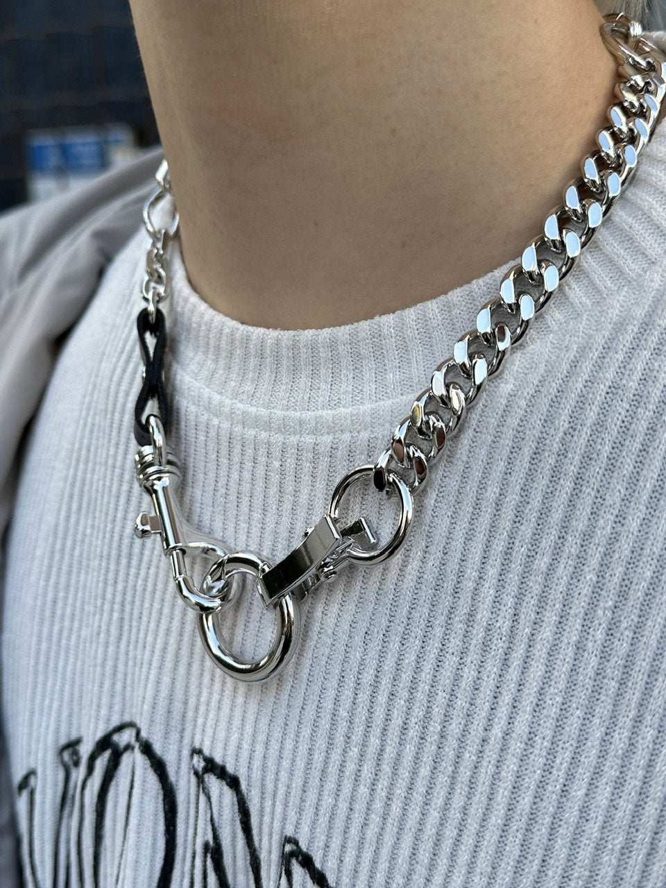 大阪店WEB限定【Chikashitsu +】original necklace 2 (2color)