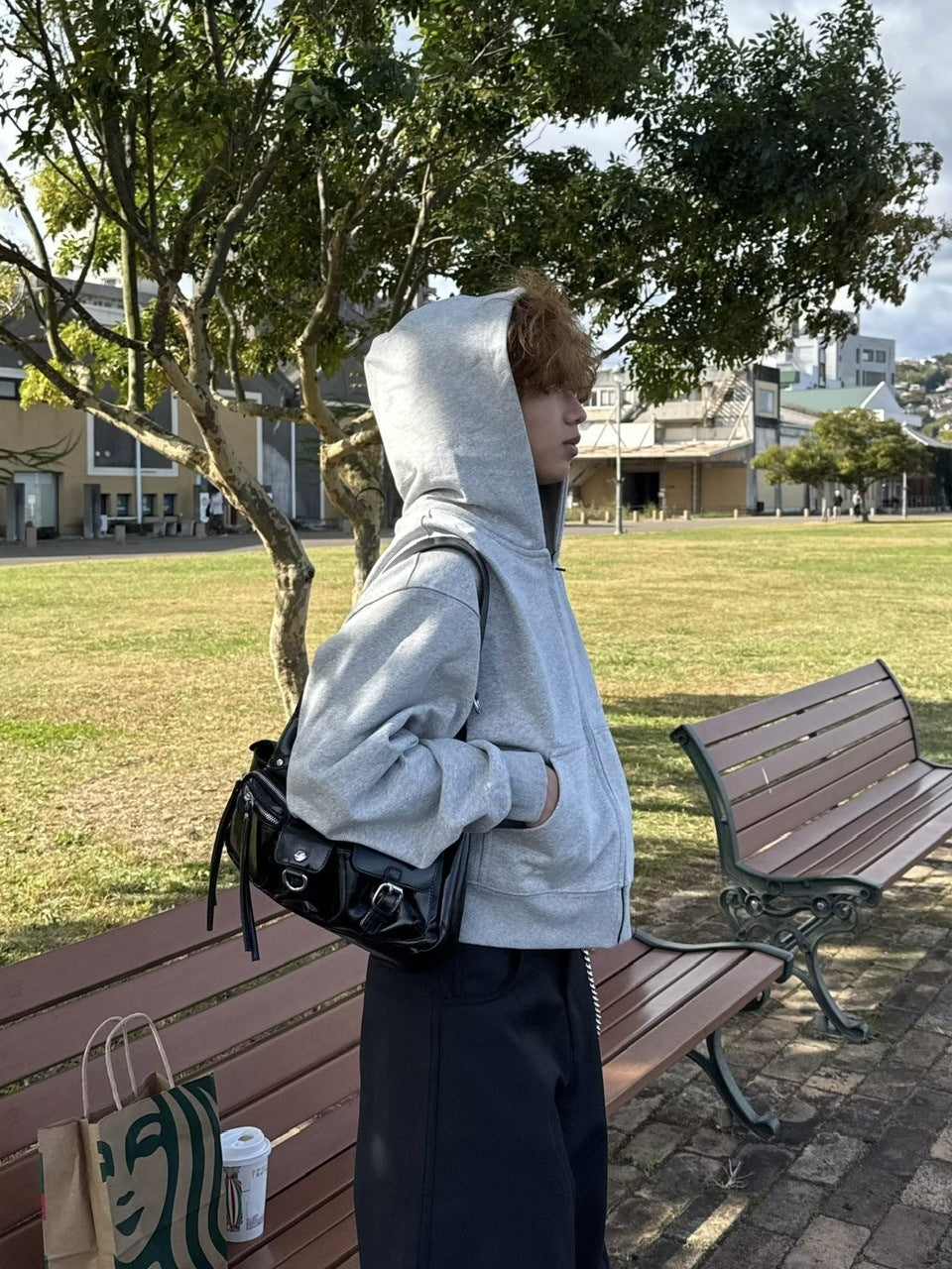 国際配送【RENOL】multi pocket leather bag