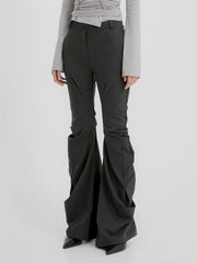 【FLAREUP】Asymmetrical Drape Pants / 【フレアアップ】アシンメトリードレープパンツ