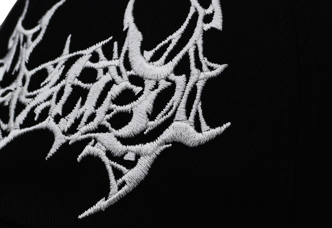 【BLACK PURPLE】Bad-Bat Ball Cap - Black