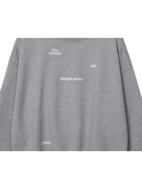 【Miseki seoul】Von voyage sweat shirts