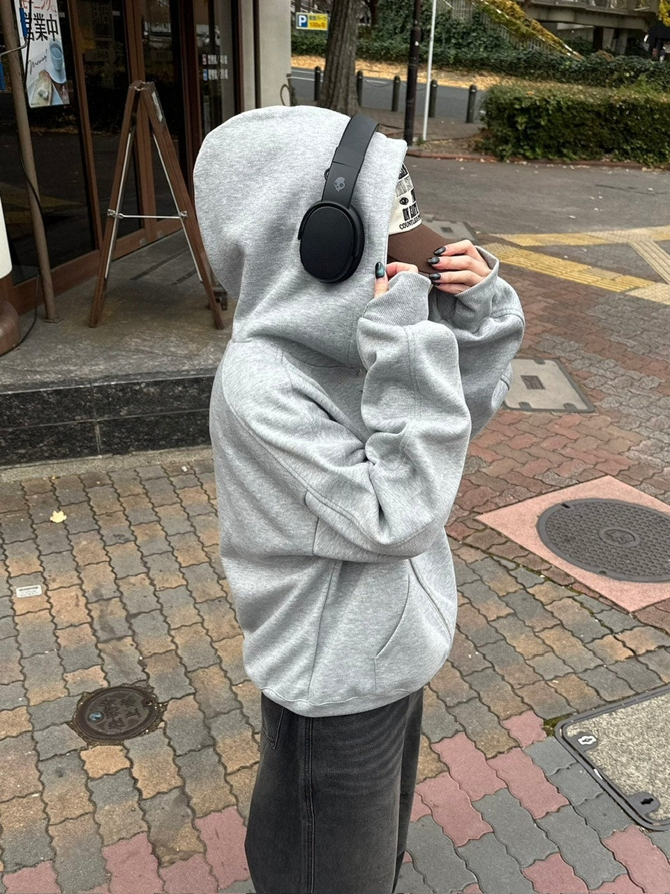 受注制【youll】double zip hoodie (2color)