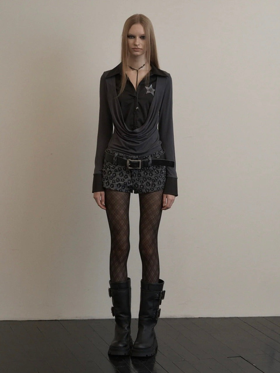 【SETUP-EXE】SHIRTS LAYERED TOP