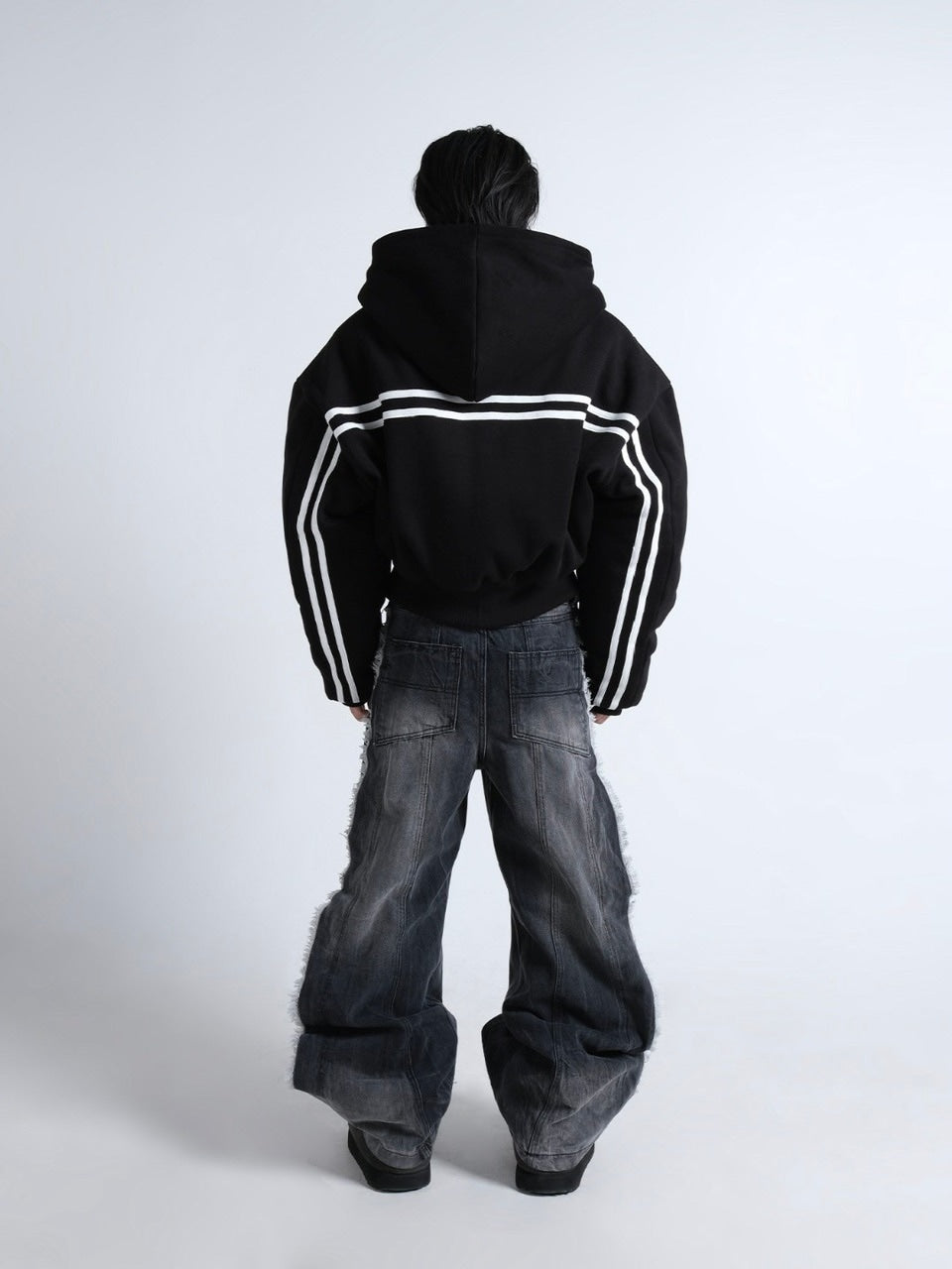 【IFEELLUCKY】Wide flare stud pants / 【アイフィールラッキー】ワイドフレアスタッズパンツ