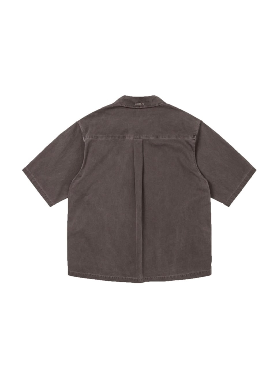 【AJOBYAJO】Paneled Zip-Up Shirt