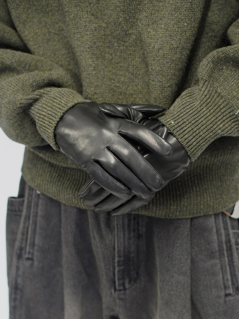 東京店WEB限定受注制【Chikashitsu +】Lamb Leather Gloves