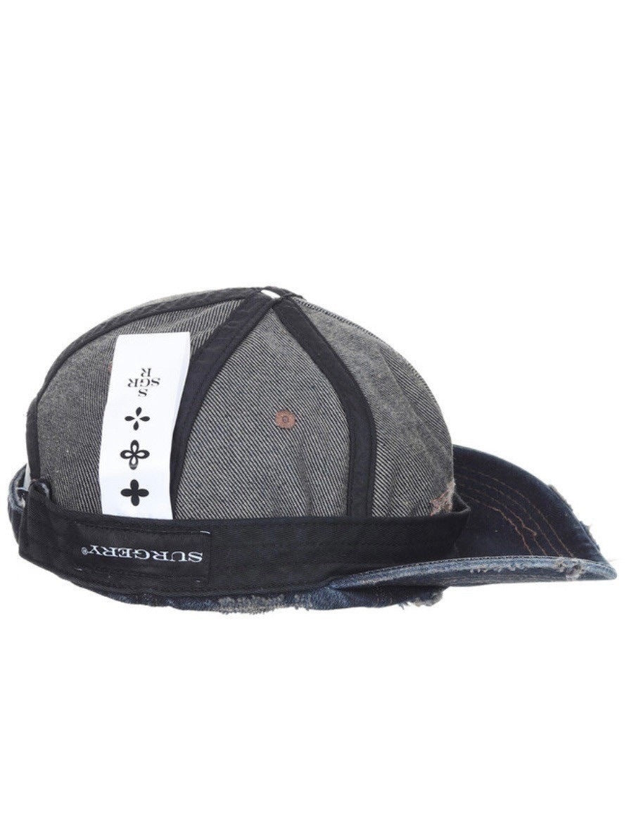 【SURGERY】surgery distroyed denim cap / 【サージェリー】ダメージデニムキャップ