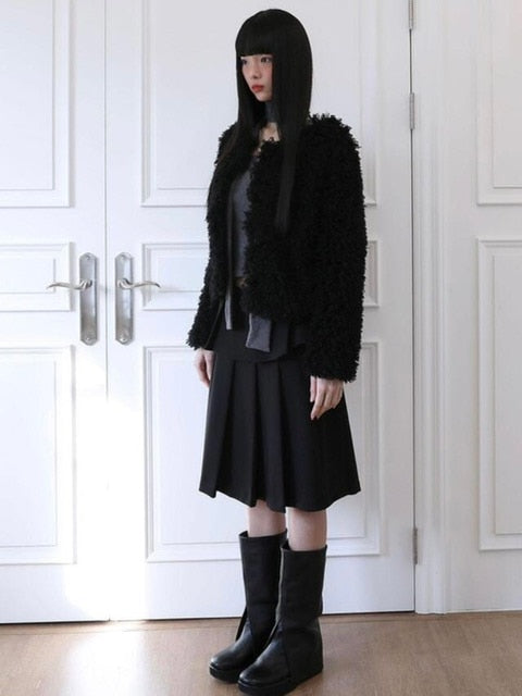 【Uglyshadow】PUPPY JACKET / 【アグリーシャドウ】パピーファー長袖ジャケット