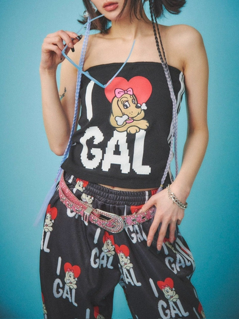 【GALFY】I♡GALジャージパンツ