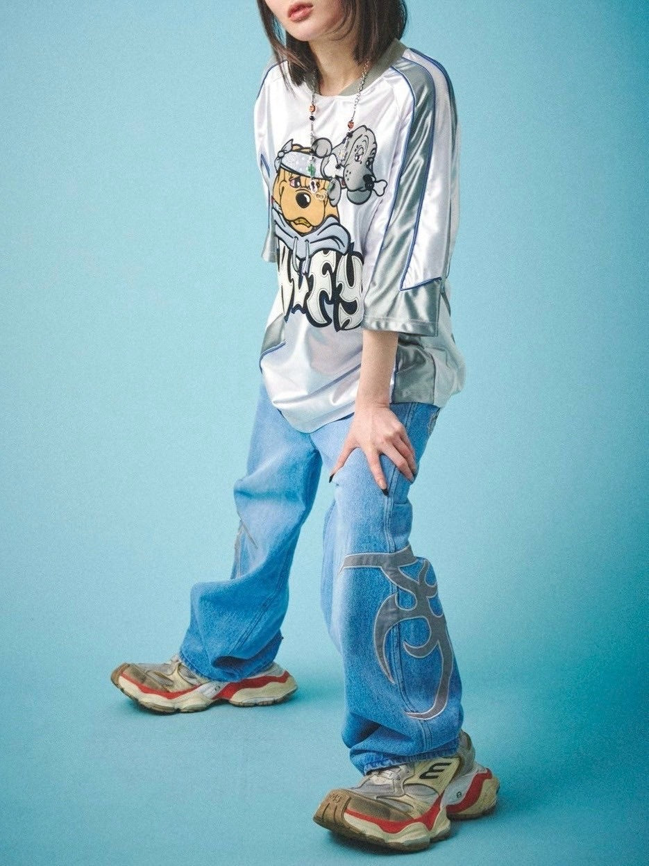 【GALFY】病みに争いしサイバーTシャツ