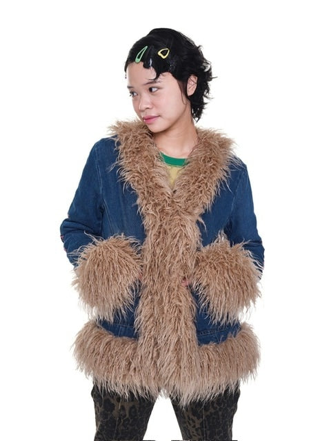 【YOUTHBATH】Fluffy washed jacket