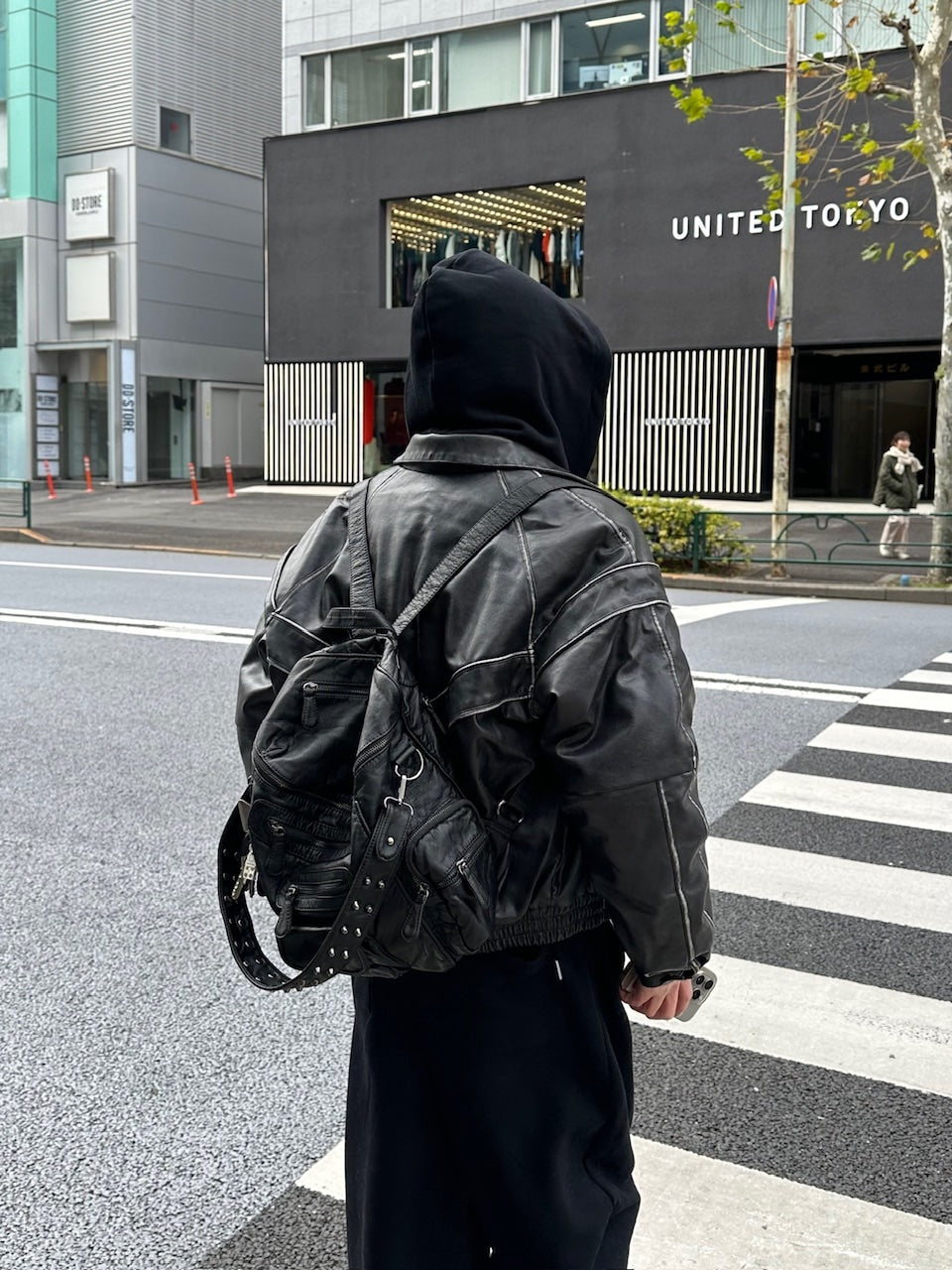 大阪店WEB限定受注制【Chikashitsu +】leather studs backpack