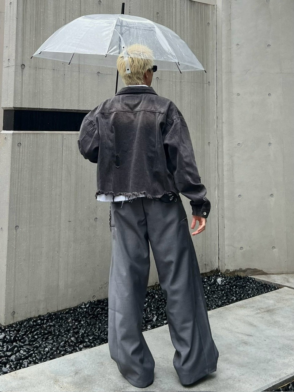 大阪店WEB限定受注制【Chikashitsu +】double tuck balloon slacks (2color)