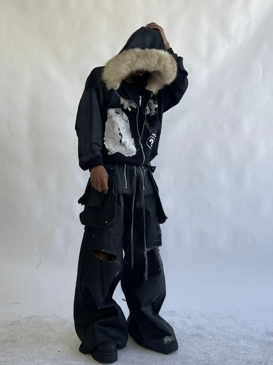 【haveyoudiedbefore?】Mycelium V3 Fur Hoodie