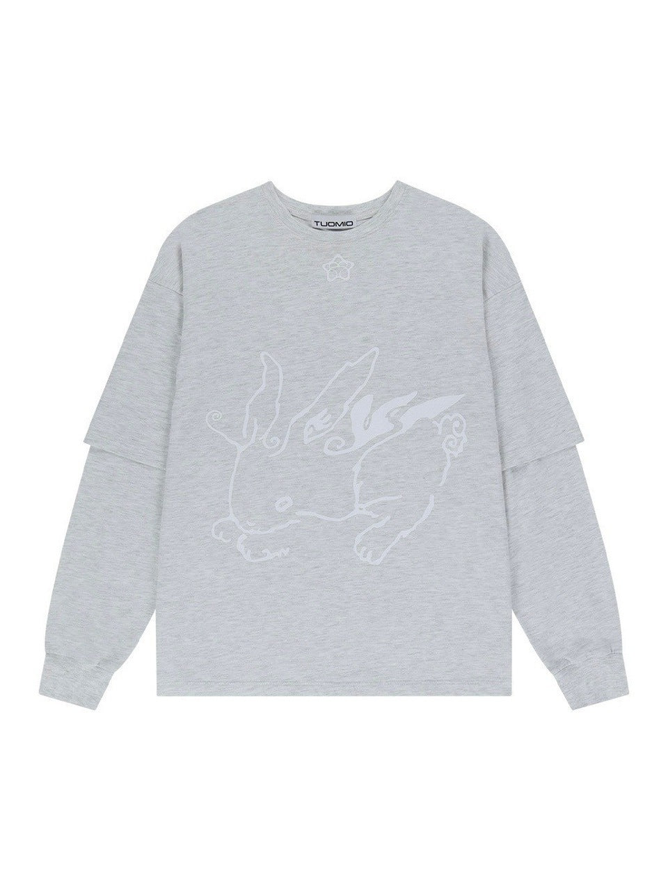 【TUOMIO】BUNNY LAYERED LONG SLEEVES