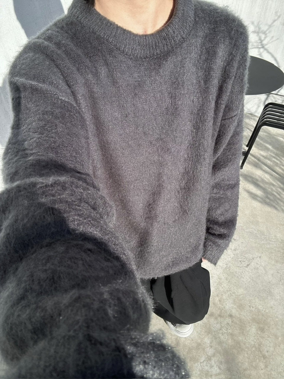 受注制【LUV CODE】oversized mohair knit (3color)