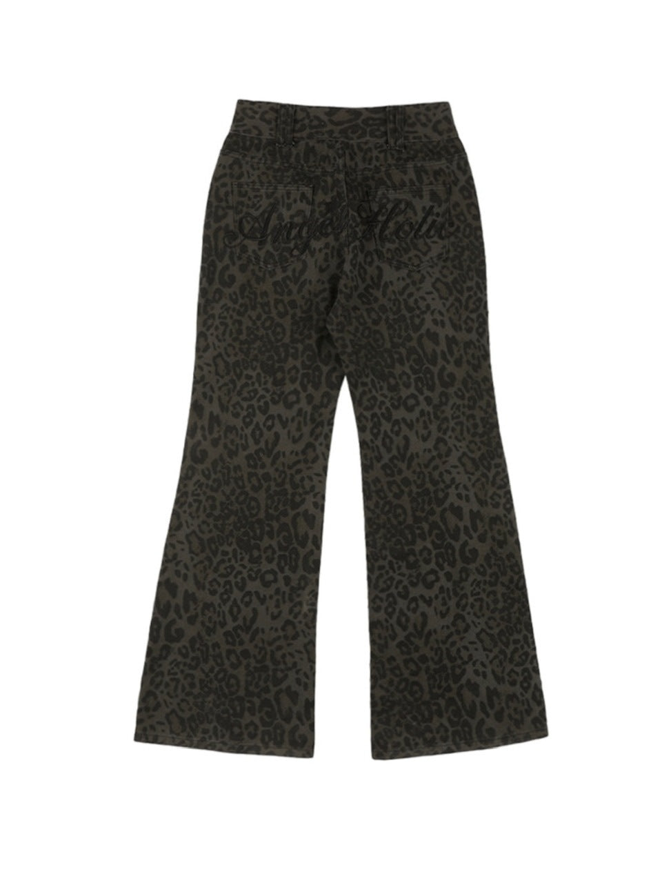 【FANCY CLUB】LEOPARD BOOTCUT PANTS