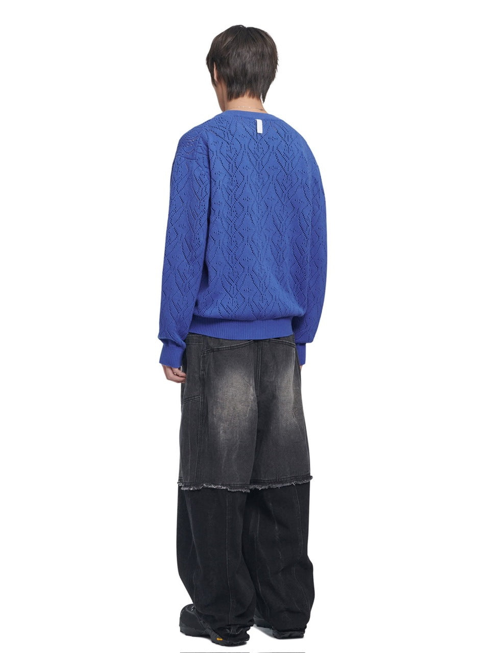 【NOMANUAL】T.B PUNCHING KNIT CARDIGAN