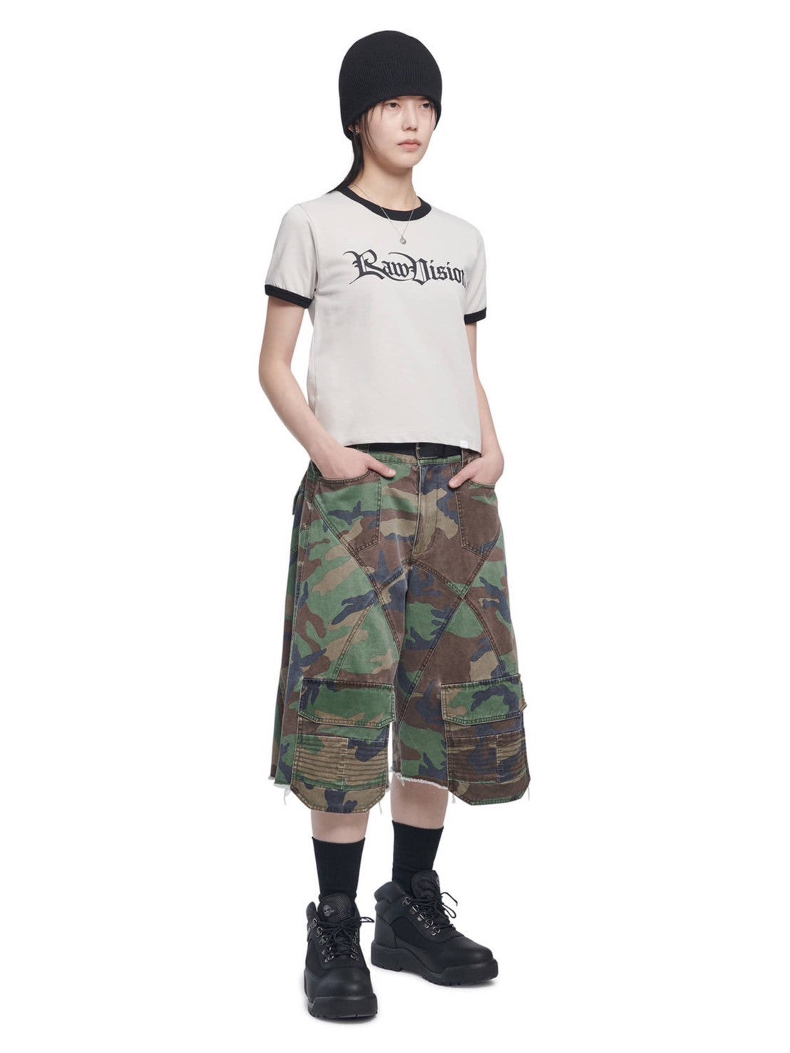 【NOMANUAL】RAW VISION RINGER T-SHIRT