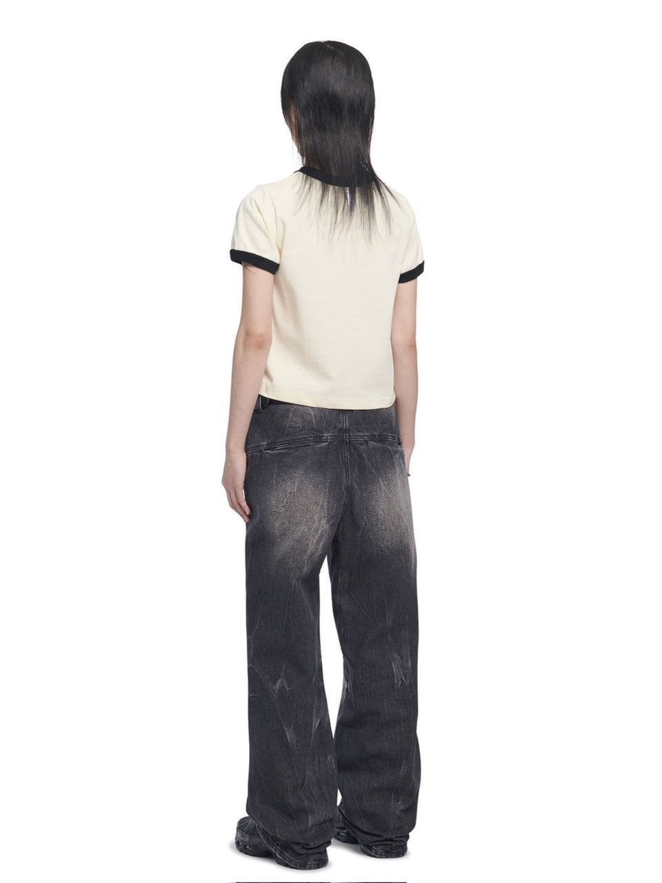 【NOMANUAL】N.D RINGER T-SHIRT