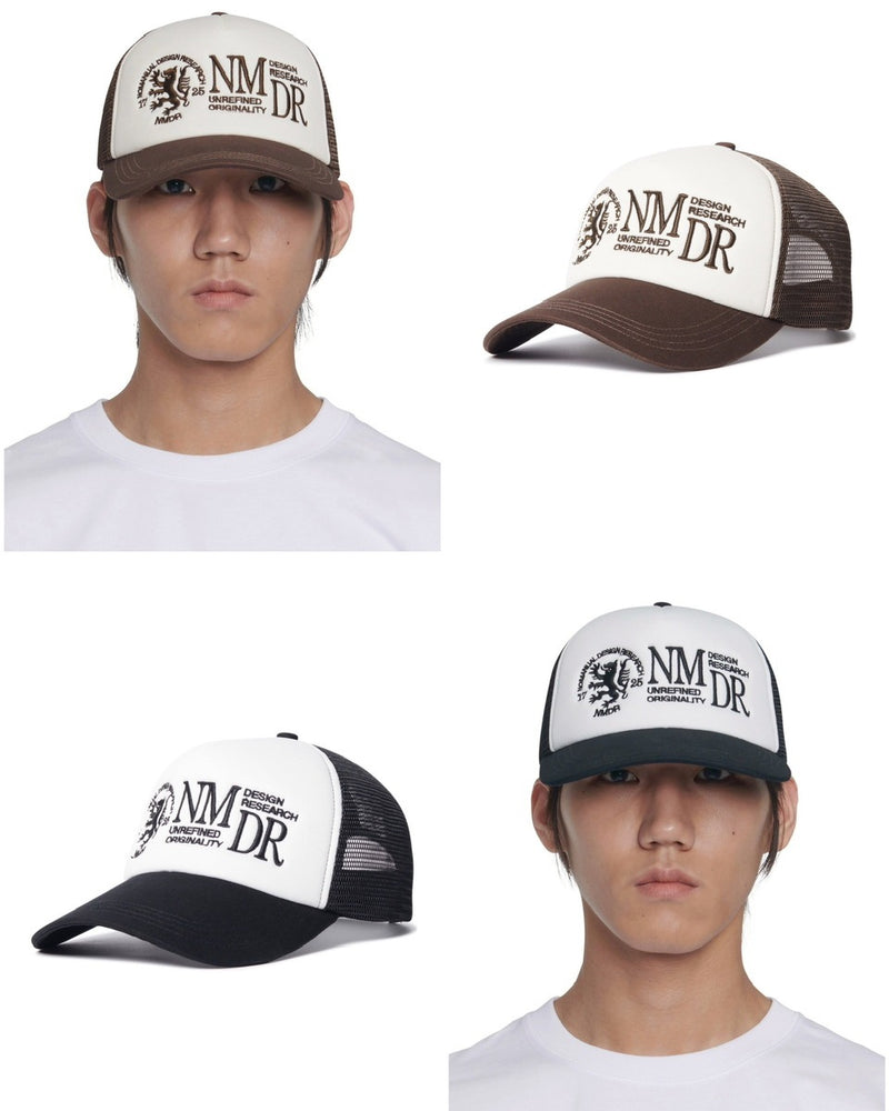 【NOMANUAL】EMBLEM TRUCKER CAP