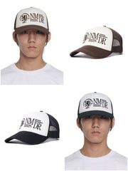 【NOMANUAL】EMBLEM TRUCKER CAP