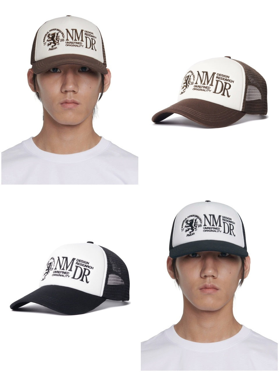 【NOMANUAL】EMBLEM TRUCKER CAP
