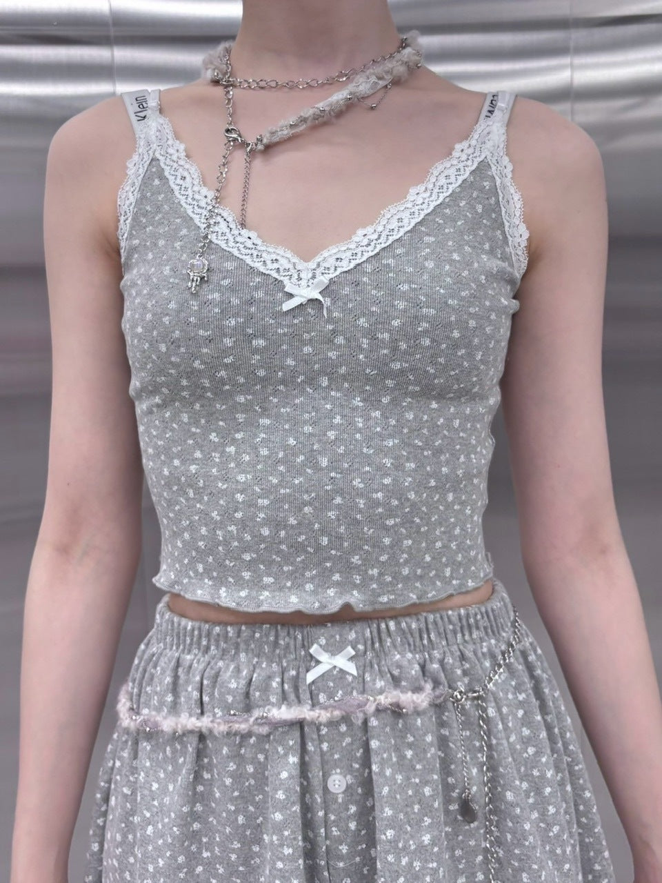 受注制【nmtc +】flower camisole (2color)