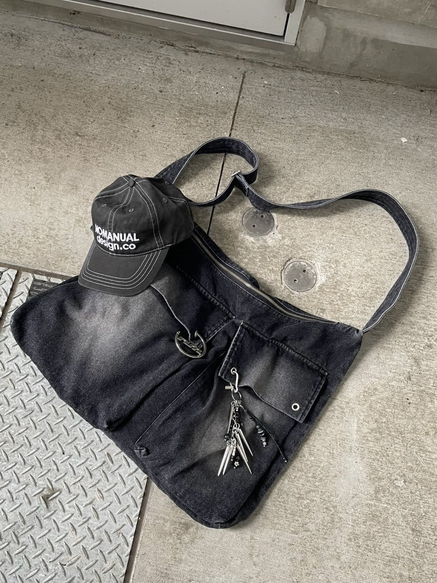 受注制【nmtc +】pocket denim shoulder bag