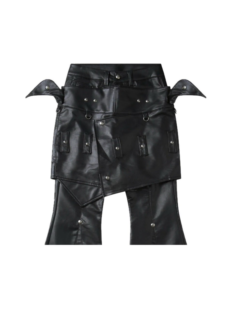 【Cozy world Wide】"005 CHAOS DREAM" LEATHER SKIRT PANTS