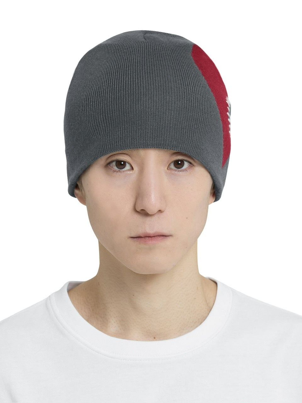 【OY】STITCHED HEART BEANIE