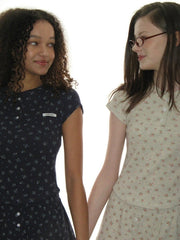 【CRANK】FLOWER HENLEY NECK TOP