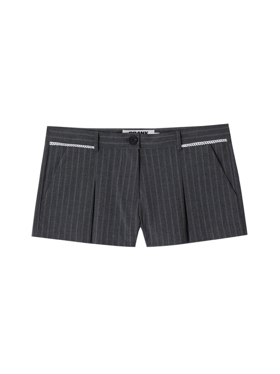 【CRANK】LACE PLEATS MICRO PANTS