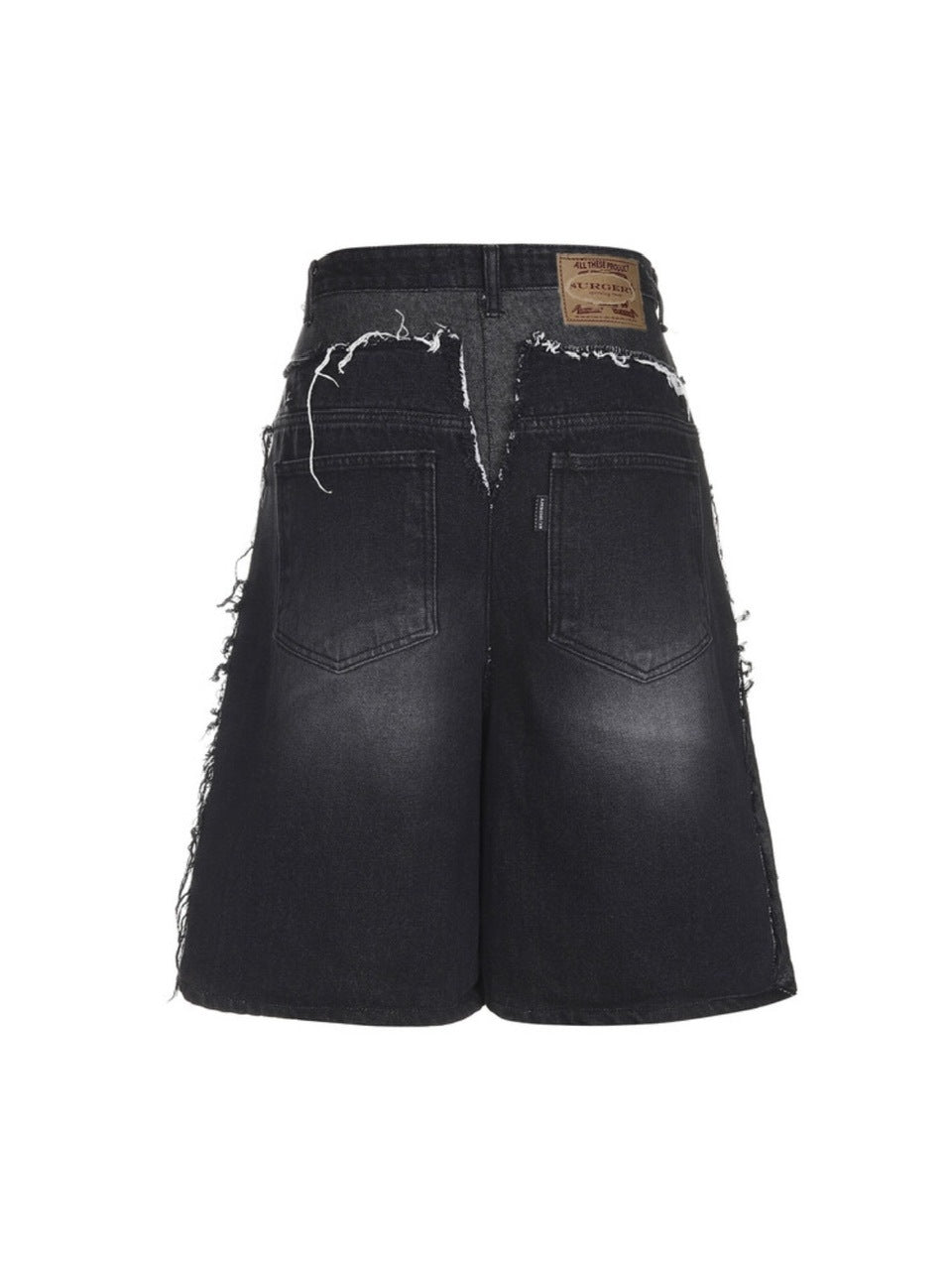 【SURGERY】remake denim bermuda pants / 【サージェリー】リメイバミューダデニムハーフパンツ