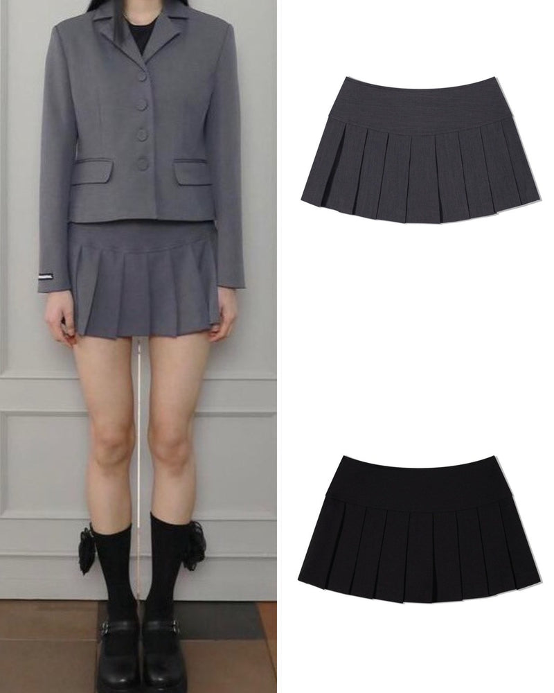 【Uglyshadow】BURTON MINI PLEATS SKIRT