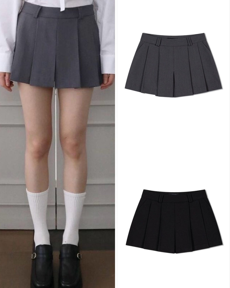 【Uglyshadow】PLEATS SKIRT PANTS
